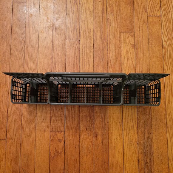 OEM Kenmore Dishwasher Silverware Gray Basket Replacement 3 Sections Handle W113 - Picture 4 of 11